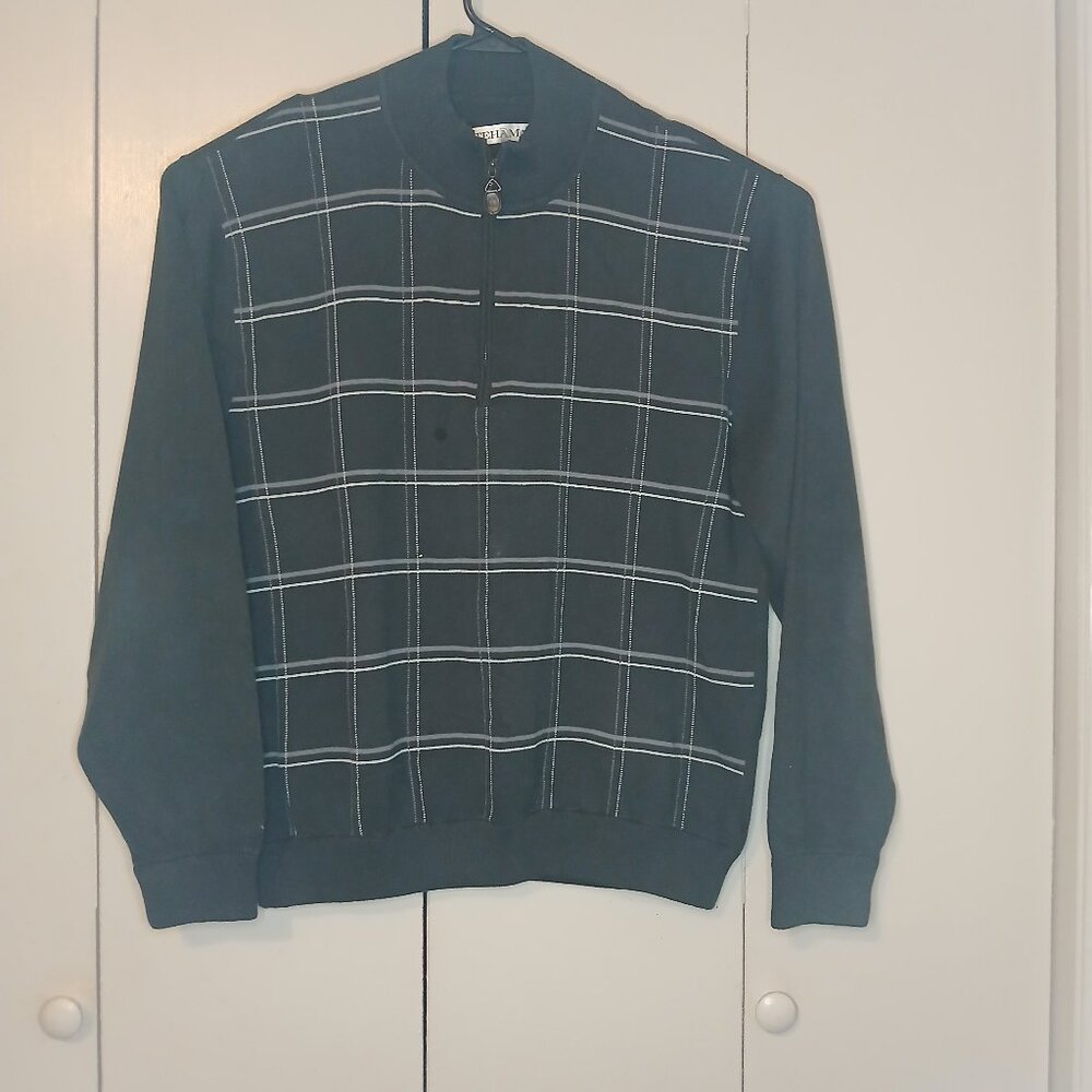 Tehama Men's XL/TG Pema Cotton 1/4 Zip Sweater (0693M1)